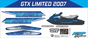 SEADOO GTX 2007 LIMITED Graphics / Decal / Sticker Kit - Picture 1 of 8