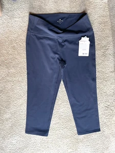 NEW WITH TAGS - ATHLETA High Rise Chaturanga Tights Women's L Navy - Picture 1 of 5