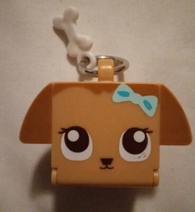 Littlest Pet Shop Tiniest Hideaway Keychain Backpack Clip 1 Pet Dog V8 - Picture 1 of 6