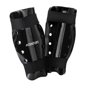 Century Martial Arts Sparring Shin Guards Pads Black Size Youth