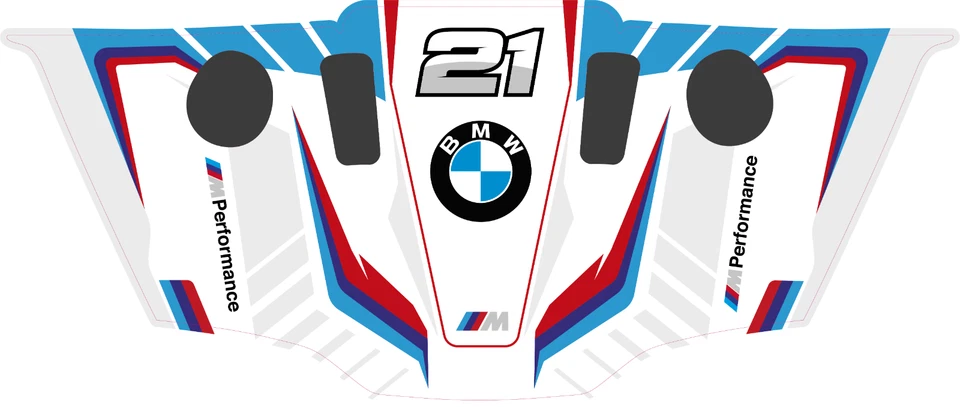 BMW Skin for Logitech G29 G920 G27 G25 - Custom Vinyl Decal Sticker Graphic 2 - Image 1 of 1
