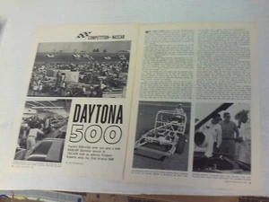 Daytona 500 1962 Stock Car Race Vintage Race Highlights artículo 4 páginas - Imagen 1 de 1
