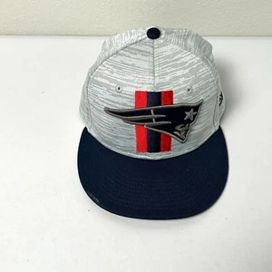 Gorra New England Patriots New Era Gris Azul Logo NFL Ajustable Snapback OSFM - Imagen 1 de 10