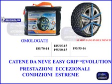 Schneeketten MICHELIN Easy Grip Evolution Abschnitt GOMME185/70-R14 Genehmigt