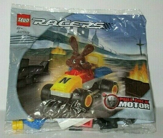LEGO Nesquik гонщиков кролика гонщик набор 4299 в полиэтиленовый пакет комплект - новый и редкий!! - Изображение 1 из 2