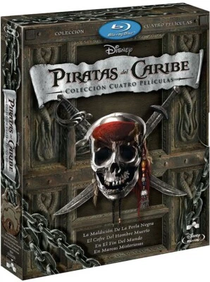 Piratas del Caribe - Tetralogía Blu-ray (21 Septiembre 2011 descatalogado) (NUEV - Imagen 1 de 2