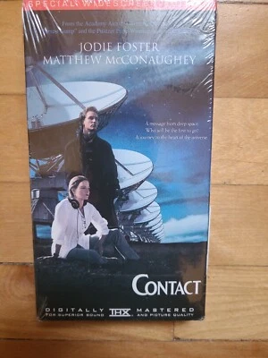 Contact (VHS, 1997) Widescreen, FACTORY SEALED  - Image 1 of 4