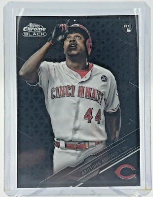 2020 Topps Chrome Black Aristides Aquino #37 Rookie RC - Image 1 of 2