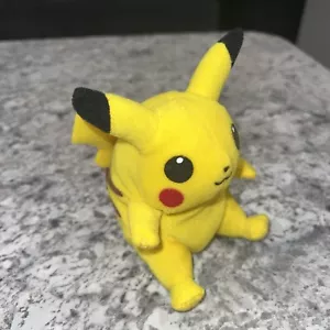 Vintage 1998 Hasbro Spiel Freak Original Nintendo Pokemon Pikachu Plüschtier 6"" Beanie - Bild 1 von 14