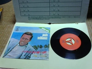 Andy Williams : Hawaiian Wedding Song / Blue Hawaii ; JAPAN CBS-Sony 7" 45 PS - Picture 1 of 4