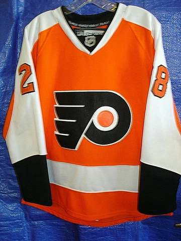 MENS SMALL 48 REEBOK CCM SEWN CANADA MADE PHILA FLYERS GIROUX JERSEY-LNWOT Cover