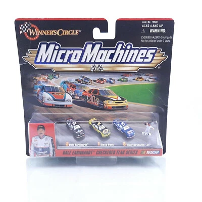 Micro Machines NASCAR Dale Earnhardt Sr & Jr Steve Park Winners Circle 1999 Foto 1 de 4