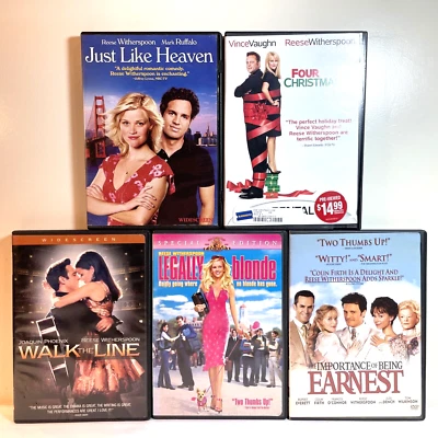 5 REESE WITHERSPOON MOVIES (DVD) Comedy Romance Biography Music Drama Fantasy - Image 1 of 4