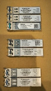 RTXM Nokia verschiedene Transceiver SFP+ 1G 3G 6G 1310nm 15km SMF - Bild 1 von 5