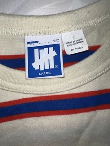 Undefeated Striped T Shirt - Picture 1 of 4