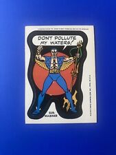 1974 1975 TOPPS MARVEL COMIC BOOK HEROES STICKER • SUBMARINER (A)
