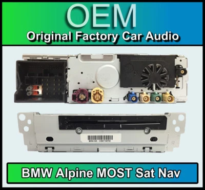 BMW Sat Nav CD player, Alpine AL2026 MOST navigation car stereo, 6512 9 311 296 - Image 1 of 4