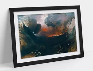 JOHN MARTIN, THE GREAT DAY OF HIS WRATH -FRAMED WALL ART POSTER PRINT 4 SIZES - Picture 1 of 10