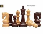 4" Leningrad Series Luxury Staunton Chess Pieces Only Set- Weighted Rosewood