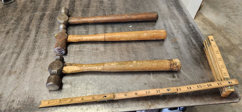 3 件复古 2 件 Armstrong 1x Stanley 16 盎司 x 13 英寸长球锤 — 第 1/4 张图片