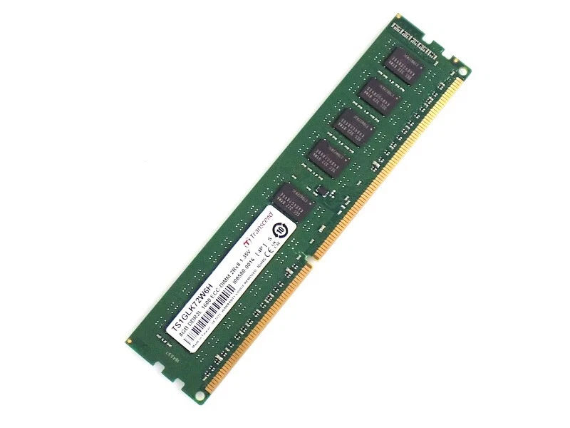 8GB Transcend TS1GLK72W6H DDR3L-1600MHz PC3L-12800E ECC 2Rx8 CL11 1.35V RAM TOP - Bild 1 von 1
