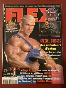 FLEX 1997 June/July #21 Lee Priest Cover! Joe Weider Old Collection! Rare - Picture 1 of 7