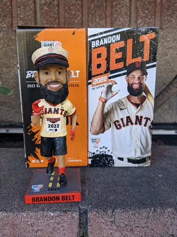 San Francisco Giants 2022 Brandon Belt Captain SF Race Bobblehead bobble 8/21/22 Cover