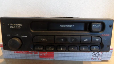 Autoradio Radio Cassette Player Grundig Car200 Autostore Kassettenradio 90462562 - Bild 1 von 4