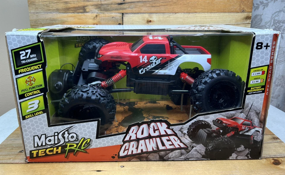 Monster Truck controle remoto Maisto Tech R/C RC 14 Rock Crawler série off-road - Imagem 1 de 4
