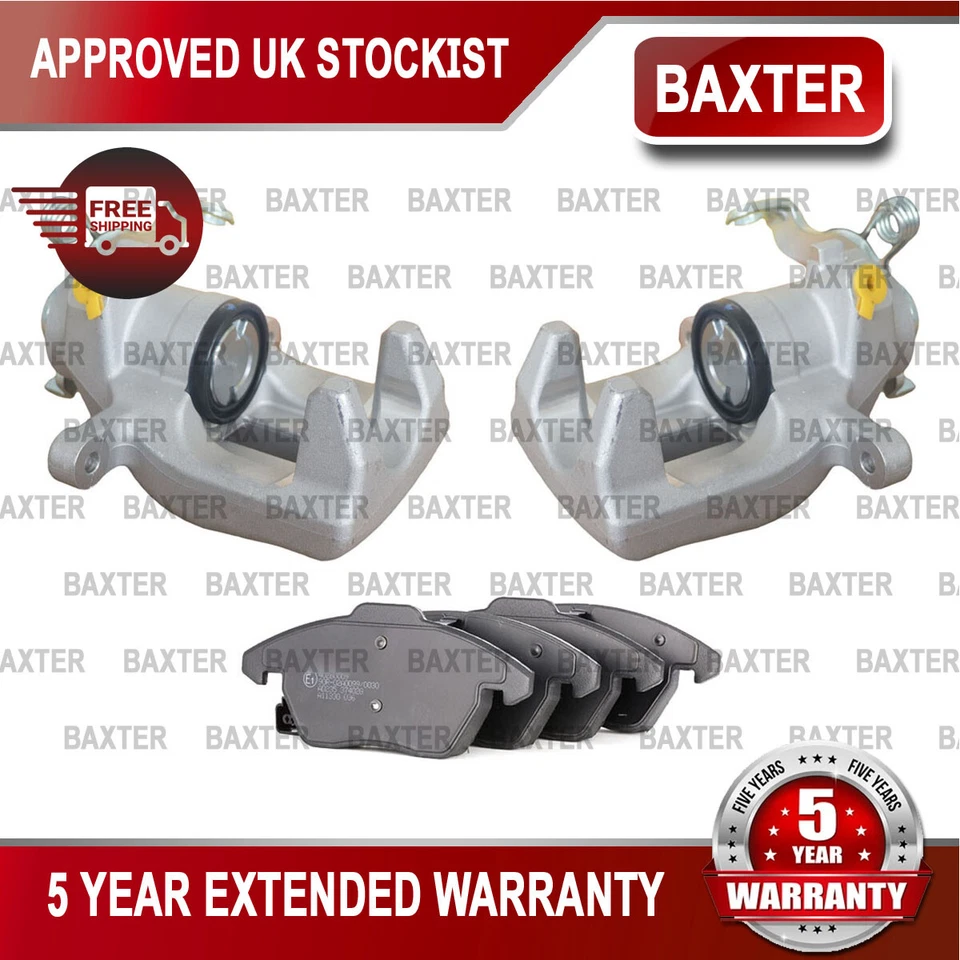 Fits Peugeot 308 1.6 Baxter Rear Brake Calipers + Pads 4401Q0 - Image 1 of 1