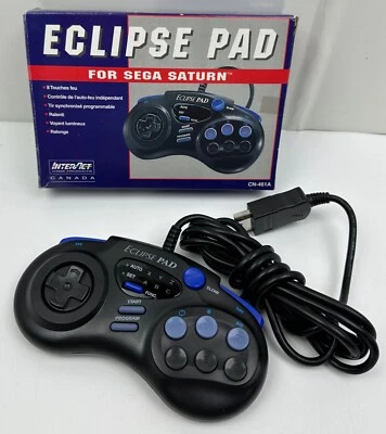 Eclipse Pad For Sega Saturn InterAct Controller *New Open Box* - Image 1 of 4