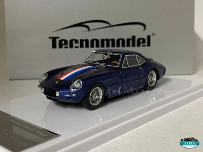 TECNOMODEL 1/43 FERRARI 250 GT SPERIMENTALE FRENCH PRESS 1961 BLUE TM43-06B - Immagine 1 di 3