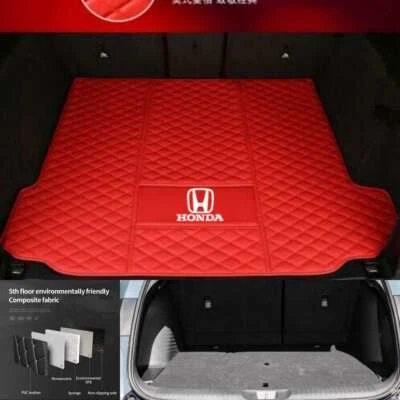 Alfombrillas para maletero de coche Honda alfombrillas personalizadas antideslizantes impermeables alfombrilla de cuero PU Foto 1 de 4