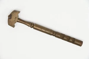 Französischer Flachglasschneider aus Messing Anfang 1900 - Bild 1 von 4