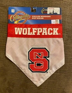Nuevo pañuelo reversible Pets First NC State manada de lobos perro - talla L / XL - Imagen 1 de 2