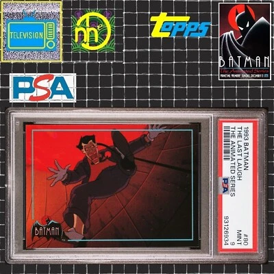 Topps Batman: The Animated Series 1993 - #80 Joker / The Last Laugh - PSA 9 como nuevo Foto 1 de 4