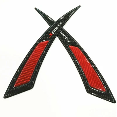 Carbon Fiber Look Car Wheel Eyebrow Strip Fender Arch Trim Protector Sticker - Image 1 of 4