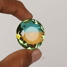 Multi-Color Ametrine 81.6 Ct Brilliant Round Cut Faceted Loose Gemstone