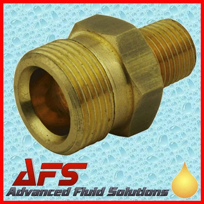 BRASS Karcher Type Pressure Washer Hose Adapter Jet Wash Gun Adaptor Pipe Joiner