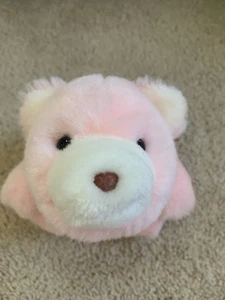 Oso de rapé rosa de peluche Gund de colección pequeño de 7" juguete de peluche 1980 - Imagen 1 de 9