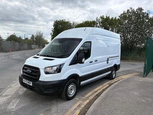 72 2022 Ford Transit 2.0 130 EcoBlue 350 HIGH ROOF LWB RWD L3 H3 only 47267miles - Picture 1 of 15