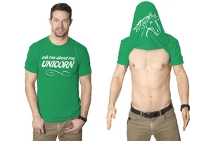 Camiseta Funny Unicorn Flip - Turn Into a Magical Unicorn Shirt - Imagen 1 de 32