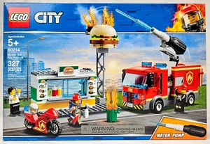 LEGO CITY SET 60214 BURGER BAR FIRE RESCUE NEW IN DAMAGED BOX SHIPS FREE!! - Picture 1 of 3