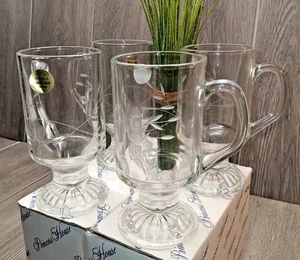 Princess House Heritage geätzte Kristall Getränkebecher 10 Unzen #504 - Bild 1 von 8