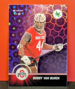 2024 Onit Timeless Bobby Van Buren Ohio State Buckeyes Lacrosse #'d/15 P-5 NM - Picture 1 of 10