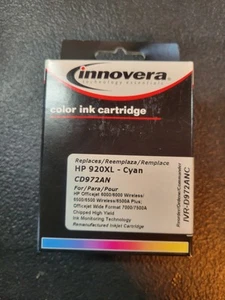Innovera D972ANC 700 PY REMAN Replacement for HP 920XL Ink Cartridge - Cyan New - Picture 1 of 1