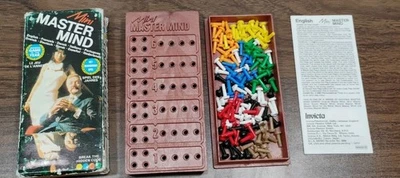 Vintage 1974 Mini Master Mind Travel Board Game by Invicta Games - Image 1 of 4