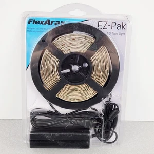 FlexAray LED Tape Lights Flexible Strip 12V SMD 5050 16.4ft AC/DC adapter IP65 - Picture 1 of 9