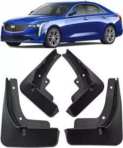 Car mudguard Splash Guards & Mud Flaps For Cadillac CT4 2020-2025 - Picture 1 of 6