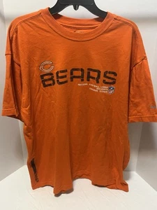 Chicago Bears NFL Football Short Sleeve Graphic T Shirt Large Blue - Foto 1 di 9